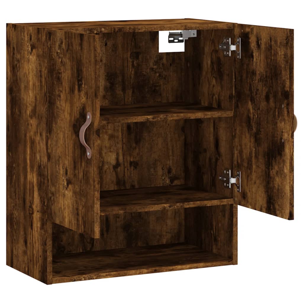 Veggskap røkt eik 60x31x70 cm konstruert tre