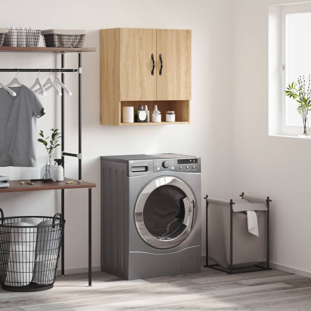 Veggskap sonoma eik 60x31x70 cm konstruert tre