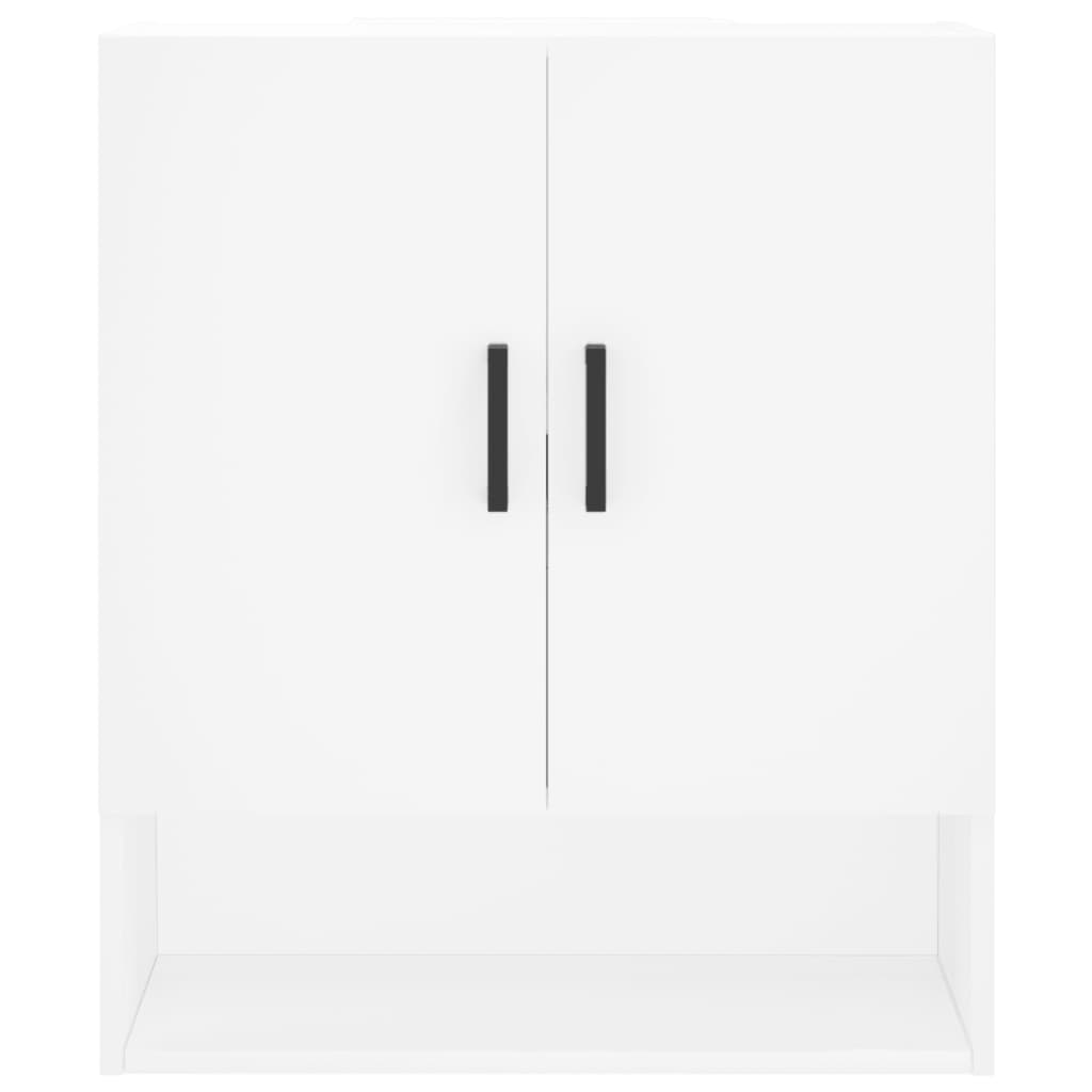 Veggskap hvit 60x31x70 cm konstruert tre