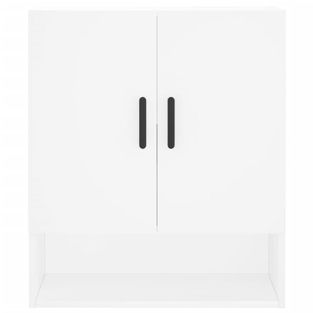Veggskap hvit 60x31x70 cm konstruert tre