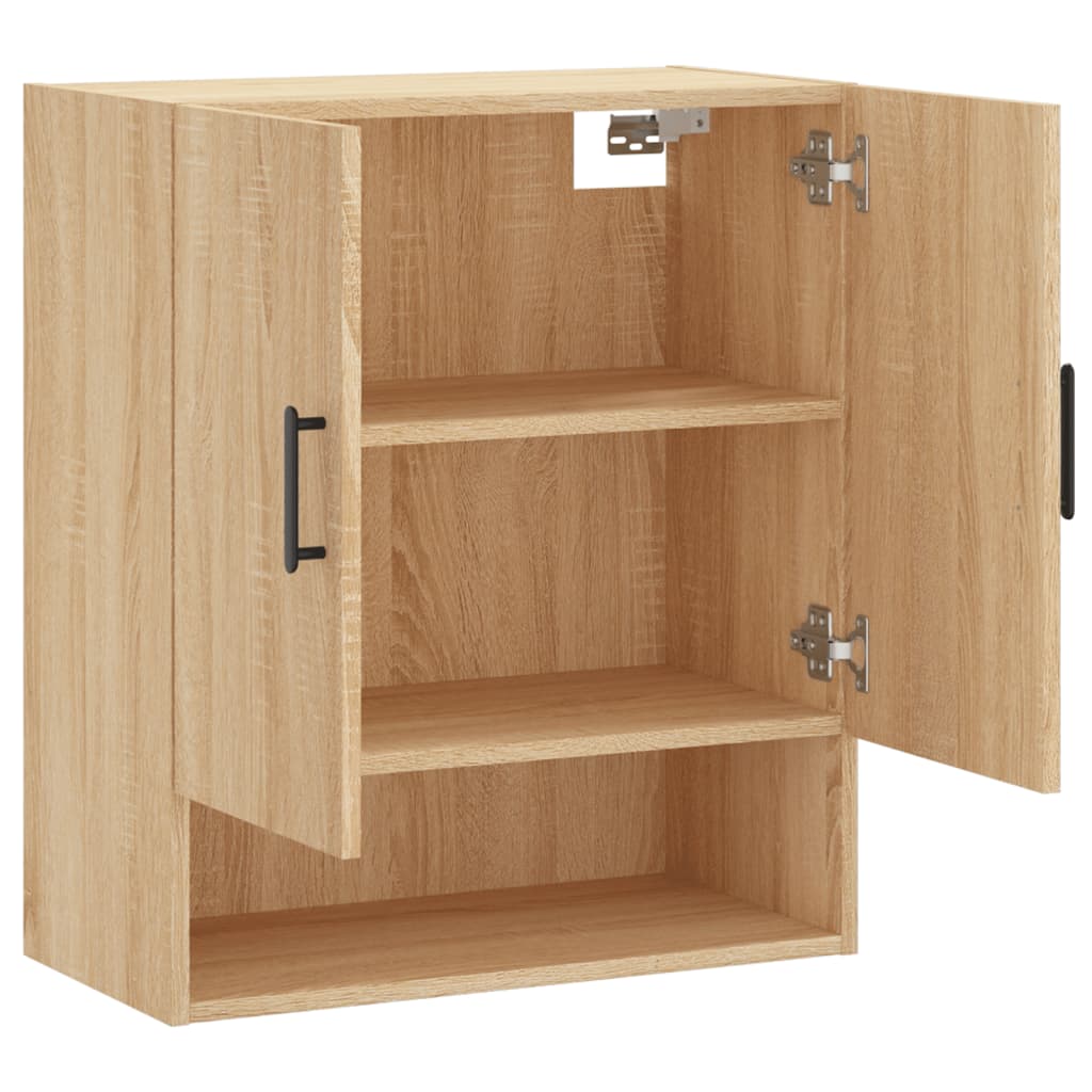 Veggskap sonoma eik 60x31x70 cm konstruert tre