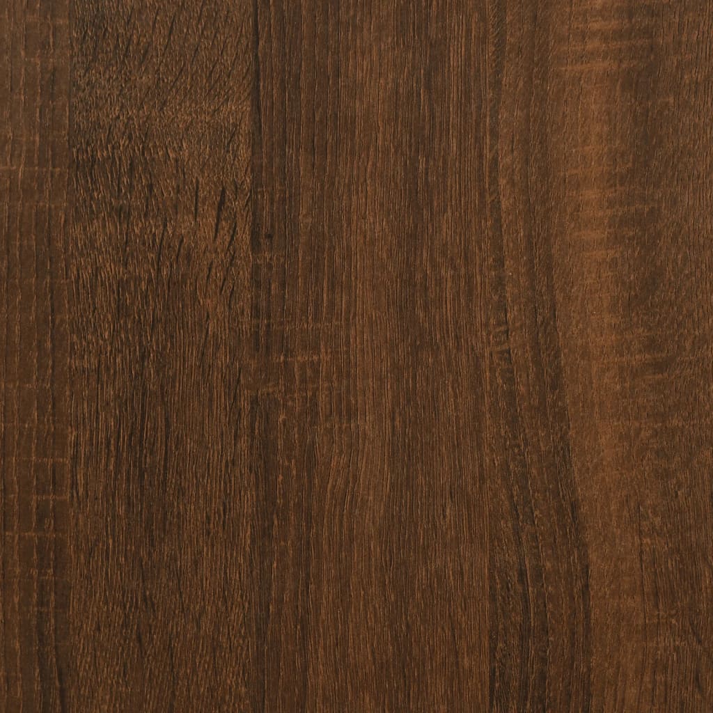 Veggskap brun eik 60x31x70 cm konstruert tre
