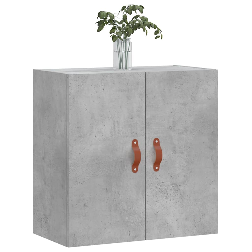 Veggskap betonggrå 60x31x60 cm konstruert tre