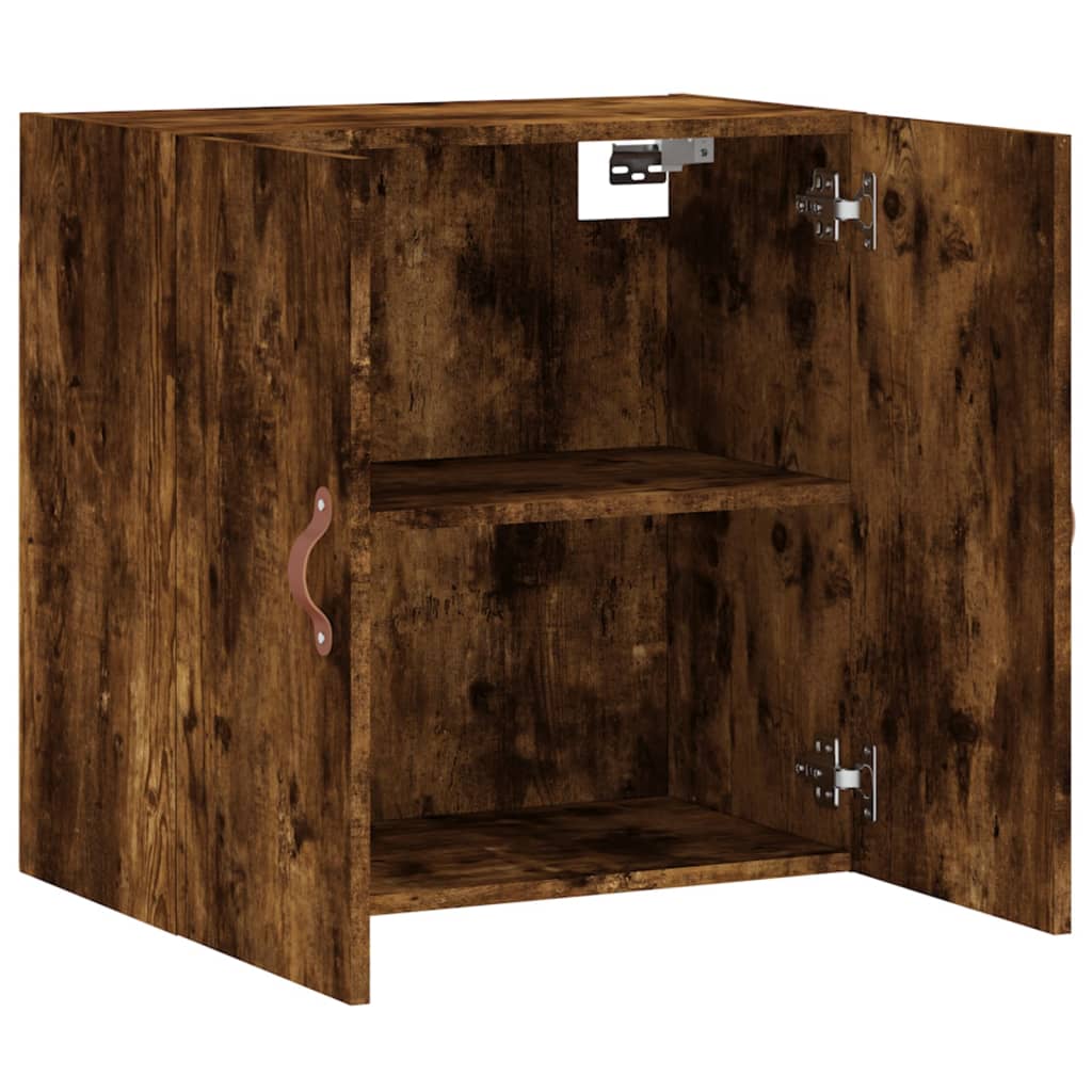 Veggskap røkt eik 60x31x60 cm konstruert tre