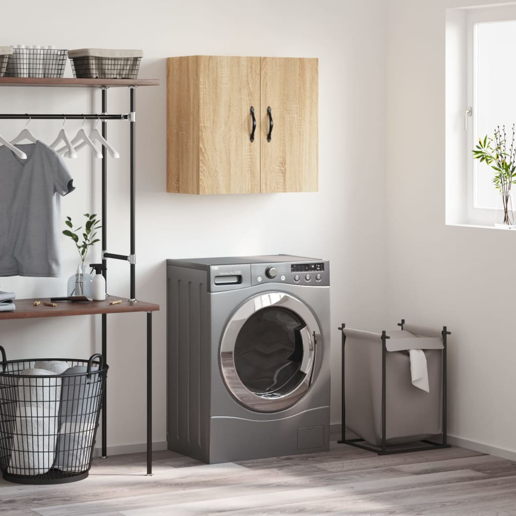 Veggskap sonoma eik 60x31x60 cm konstruert tre