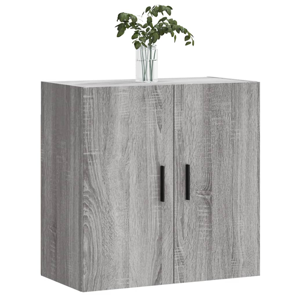 Veggskap grå sonoma 60x31x60 cm konstruert tre