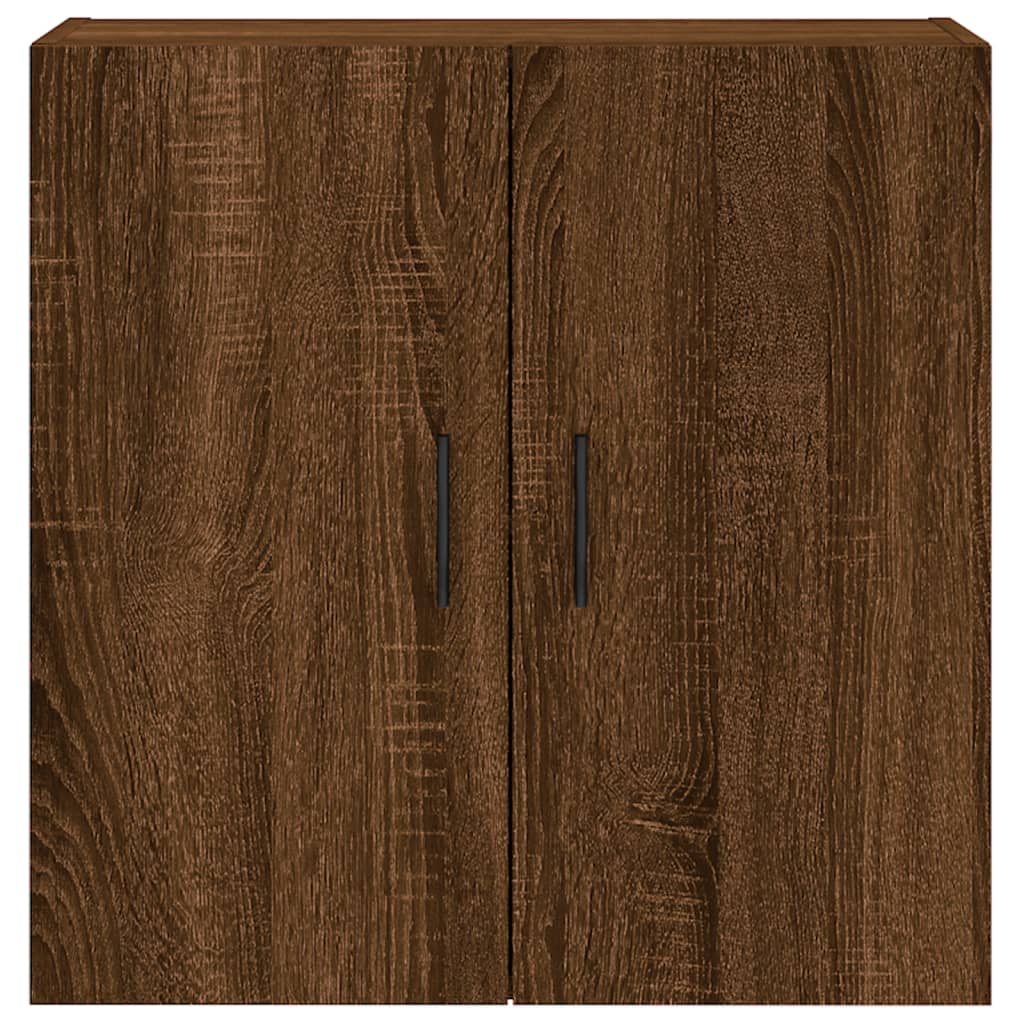 Veggskap brun eik 60x31x60 cm konstruert tre