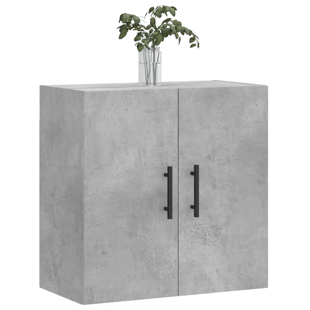 Veggskap betonggrå 60x31x60 cm konstruert tre