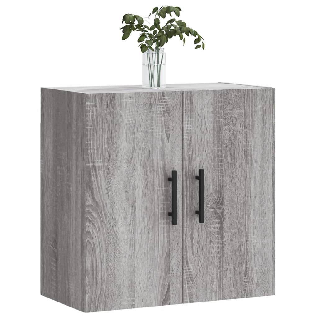 Veggskap grå sonoma 60x31x60 cm konstruert tre