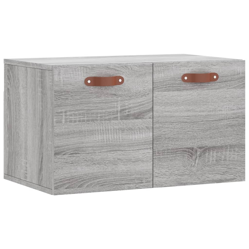 Veggskap grå sonoma 60x36,5x35 cm konstruert tre