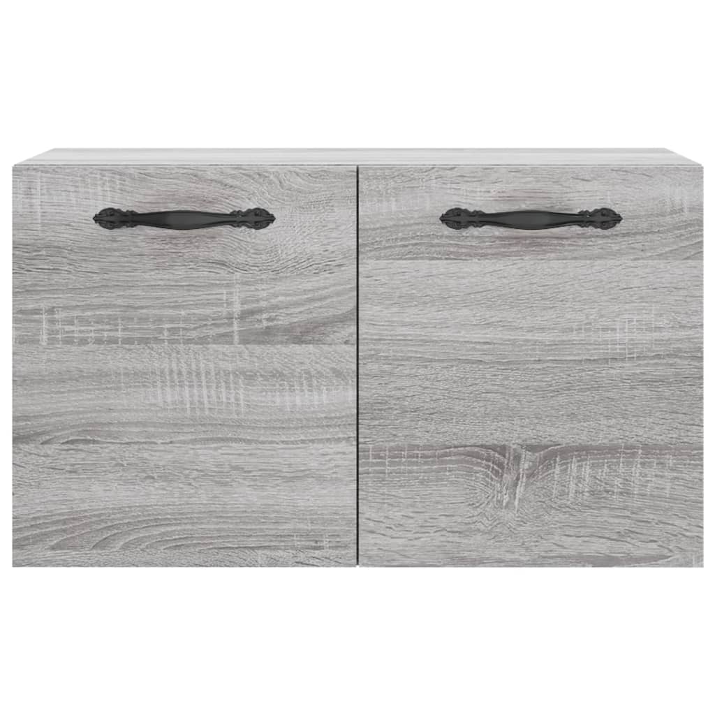 Veggskap grå sonoma 60x36,5x35 cm konstruert tre