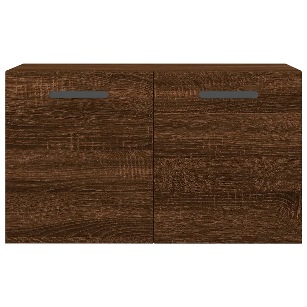 Veggskap brun eik 60x36,5x35 cm konstruert tre