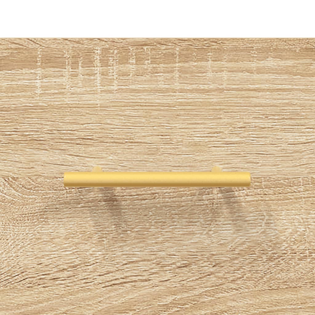 Veggskap sonoma eik 80x36,5x35 cm konstruert tre