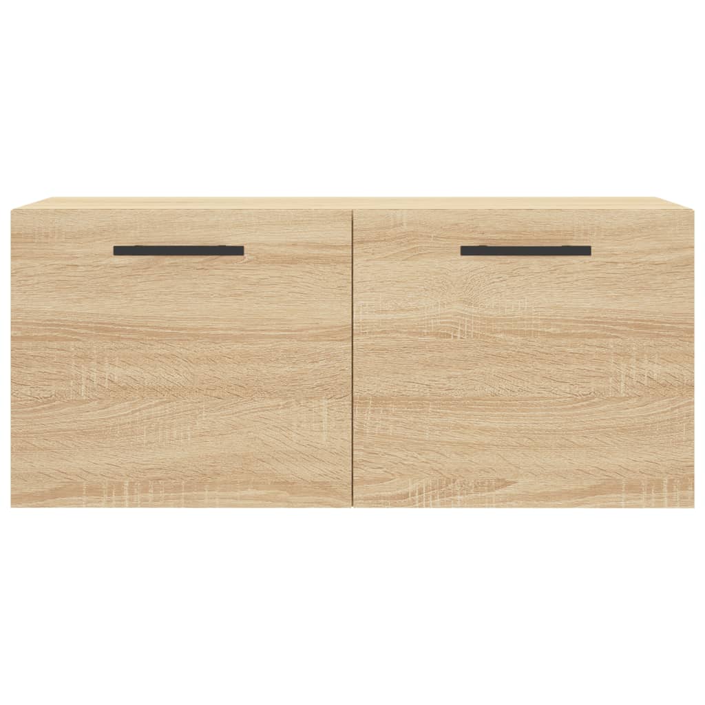 Veggskap sonoma eik 80x36,5x35 cm konstruert tre