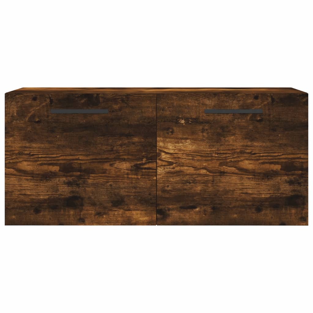Veggskap røkt eik 80x36,5x35 cm konstruert tre