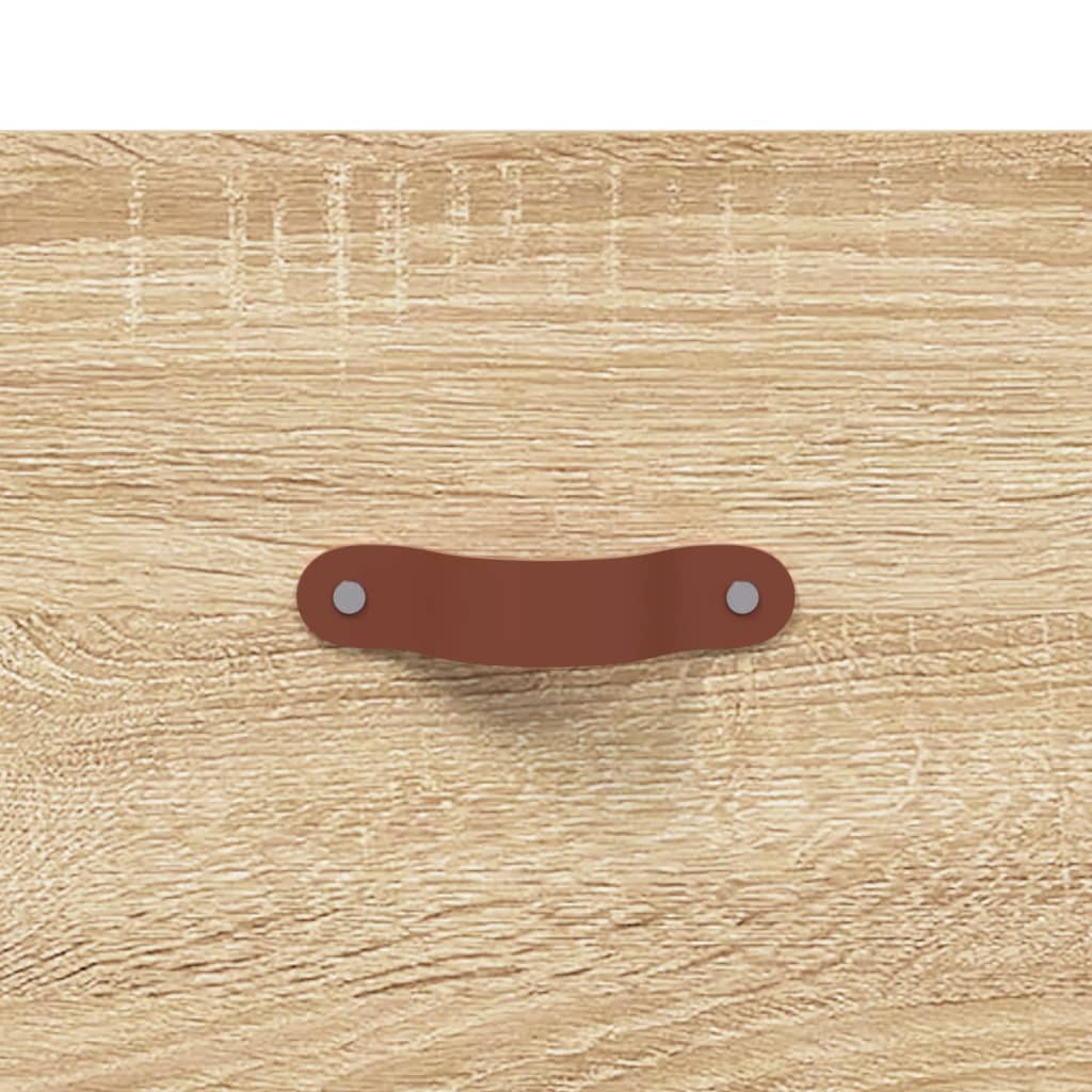 Veggskap 2 stk sonoma eik 100x36,5x35 cm konstruert tre