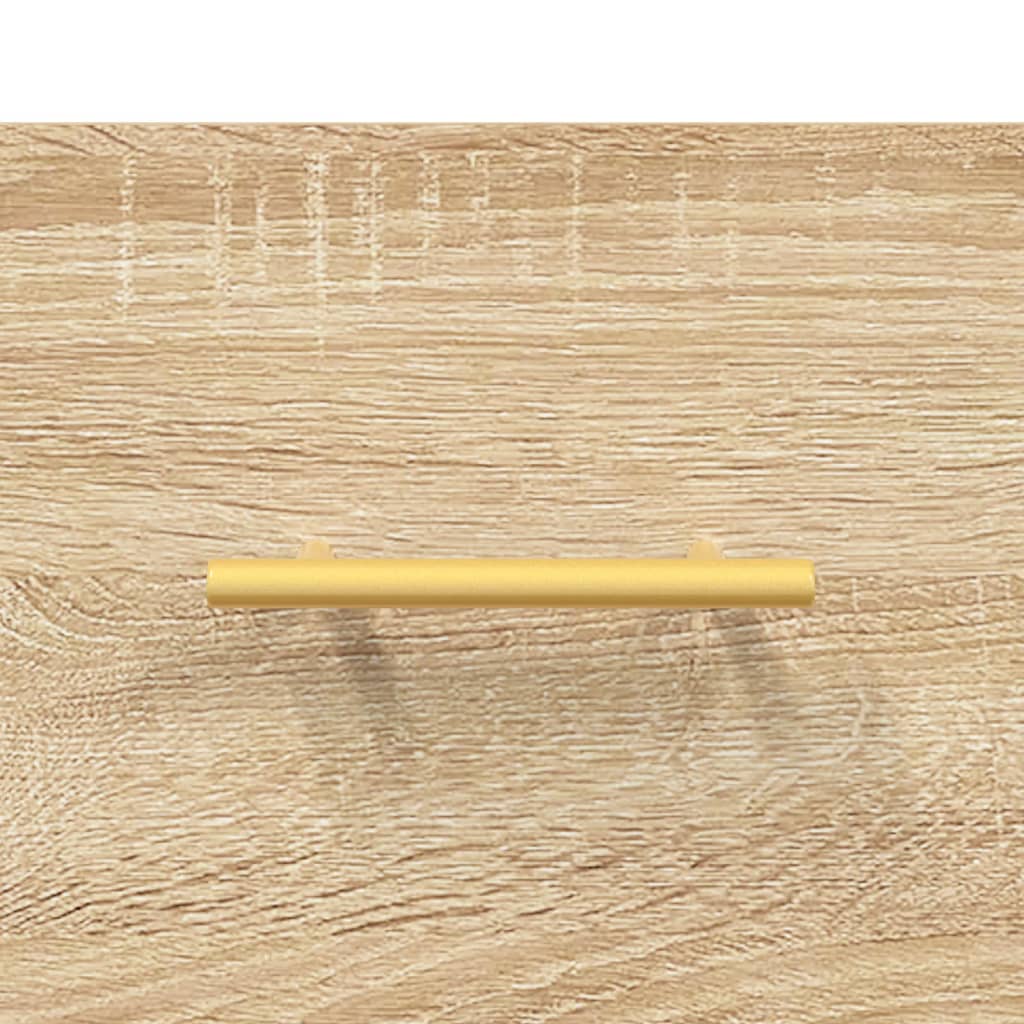 Veggskap 2 stk sonoma eik 100x36,5x35 cm konstruert tre