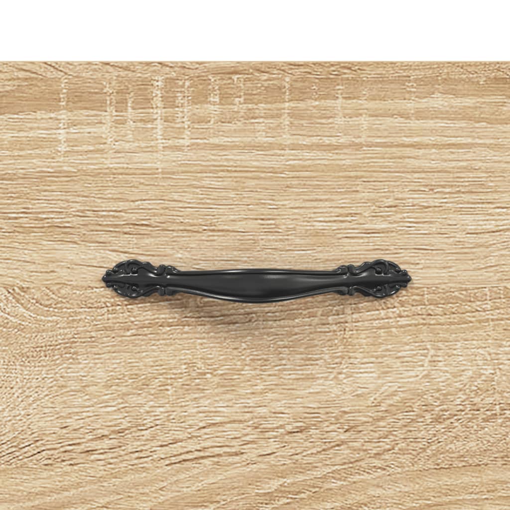 Veggskap 2 stk sonoma eik 100x36,5x35 cm konstruert tre