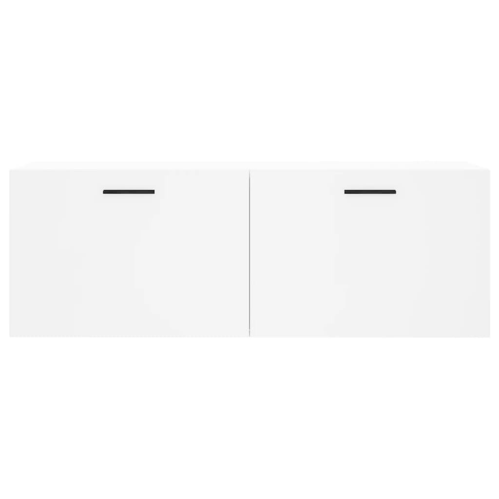 Veggskap hvit 100x36,5x35 cm konstruert tre