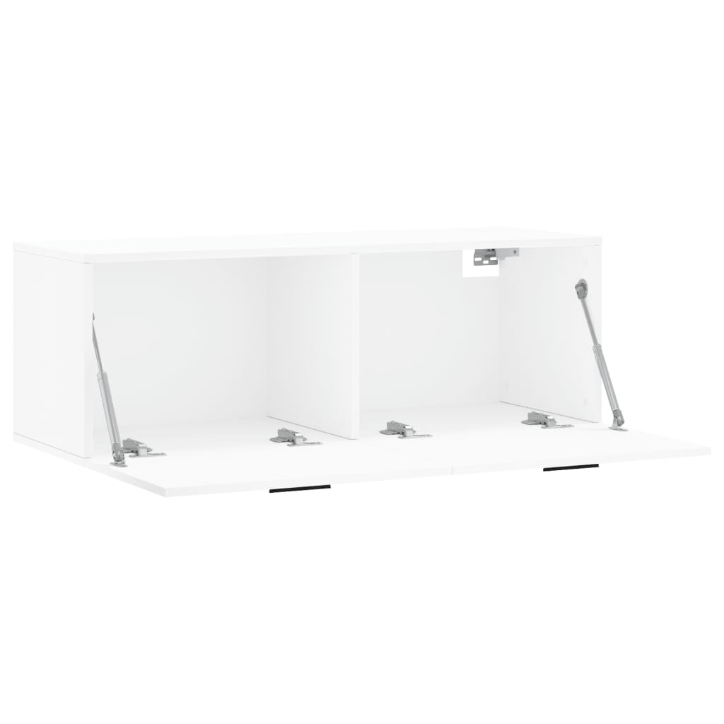Veggskap hvit 100x36,5x35 cm konstruert tre