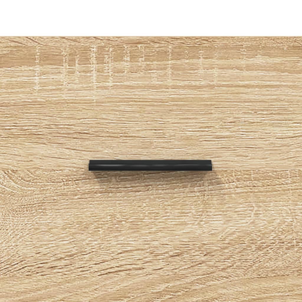 Veggskap 2 stk sonoma eik 100x36,5x35 cm konstruert tre