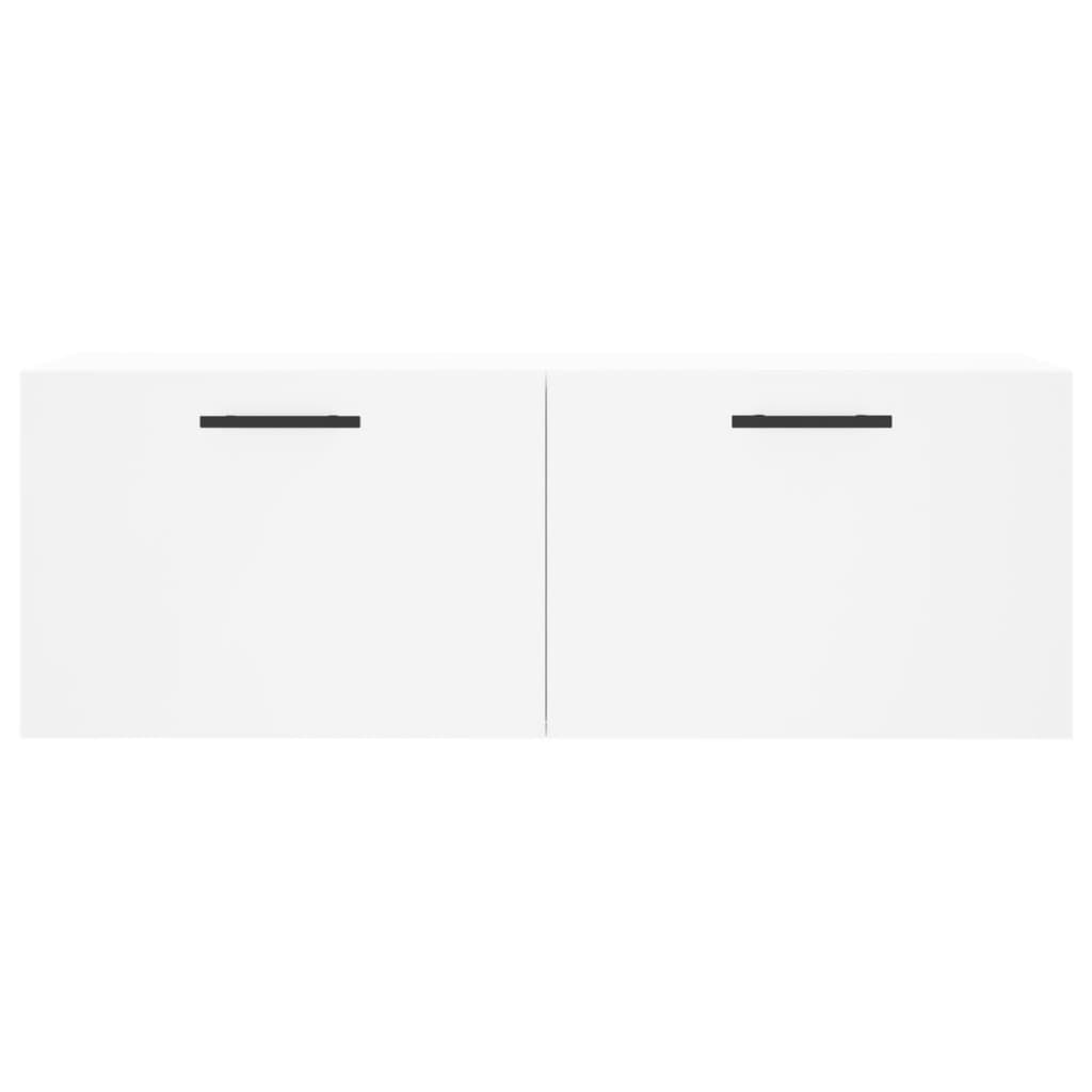 Veggskap hvit 100x36,5x35 cm konstruert tre