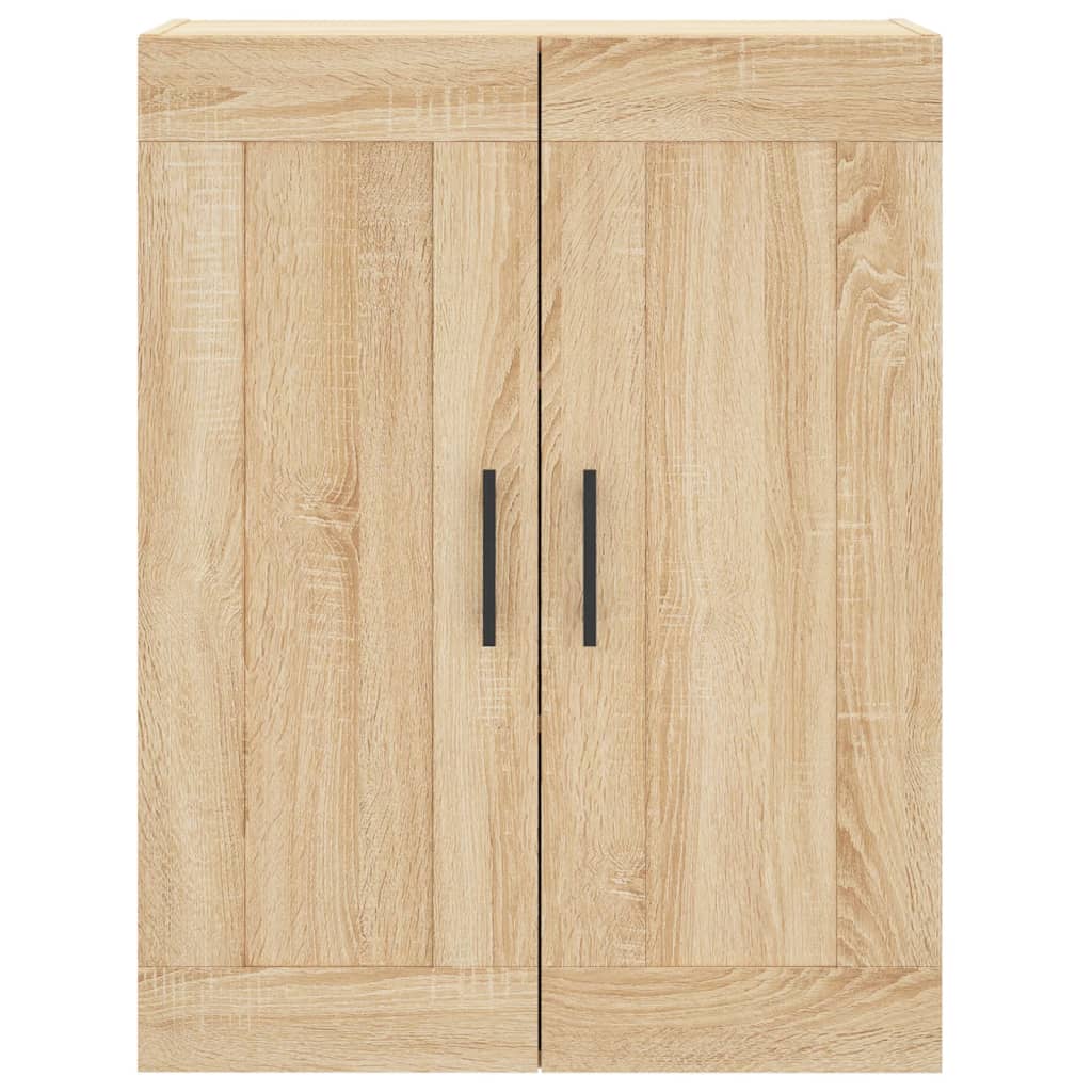 Veggskap sonoma eik 69,5x34x90 cm konstruert tre