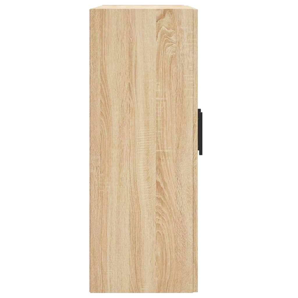 Veggskap sonoma eik 69,5x34x90 cm konstruert tre