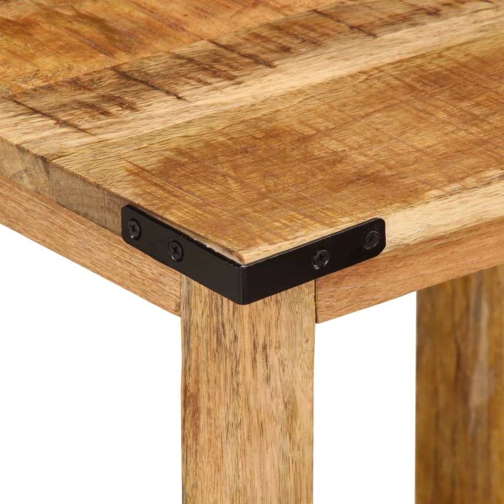 Stablebare sidebord 3 stk grovt heltre mangotre