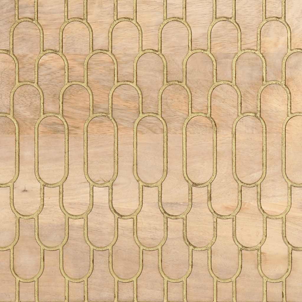 Nattbord 2 stk 40x33x46 cm heltre mango
