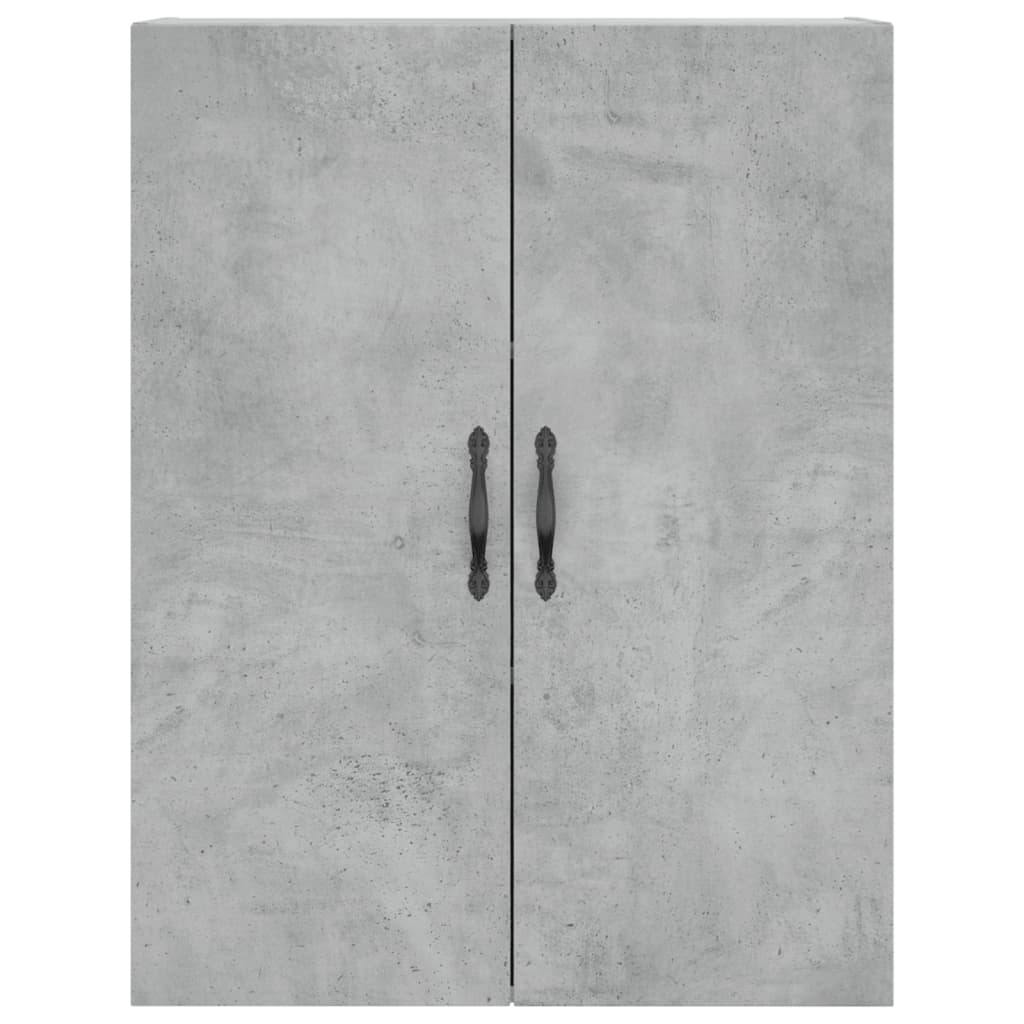 Veggskap betonggrå 69,5x34x90 cm konstruert tre