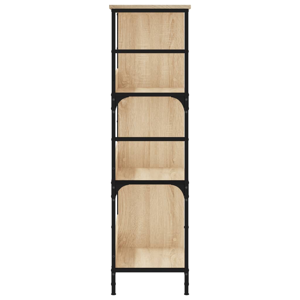 Bokhylle sonoma eik 78,5x33x117,5 cm konstruert tre