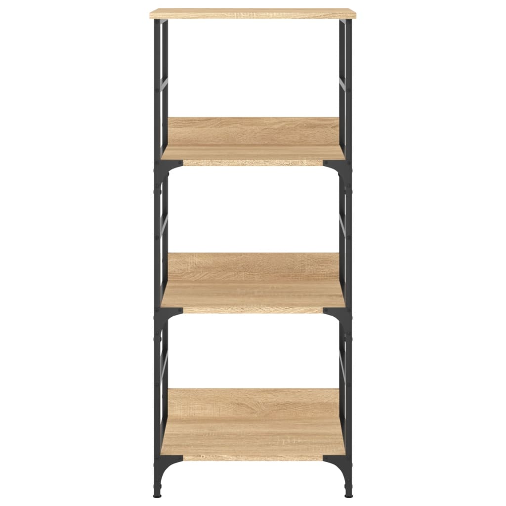 Bokhylle sonoma eik 50x33x117,5 cm konstruert tre