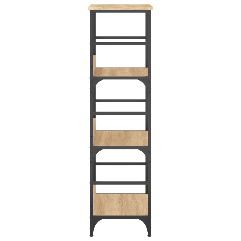 Bokhylle sonoma eik 50x33x117,5 cm konstruert tre