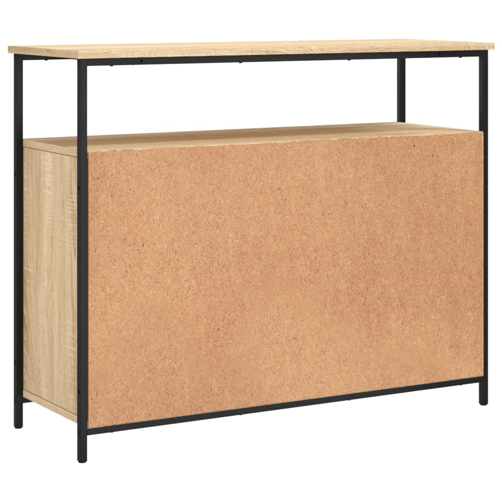 Skjenk sonoma eik 100x35x80 cm konstruert tre