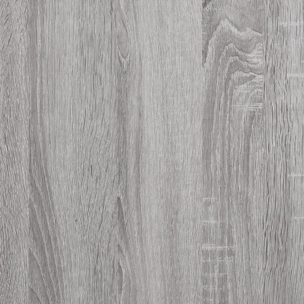 Skjenk grå sonoma 100x33x75 cm konstruert tre