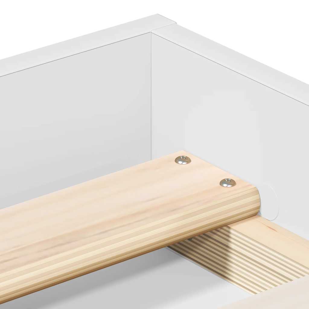 Sengeramme hvit 140x190 cm