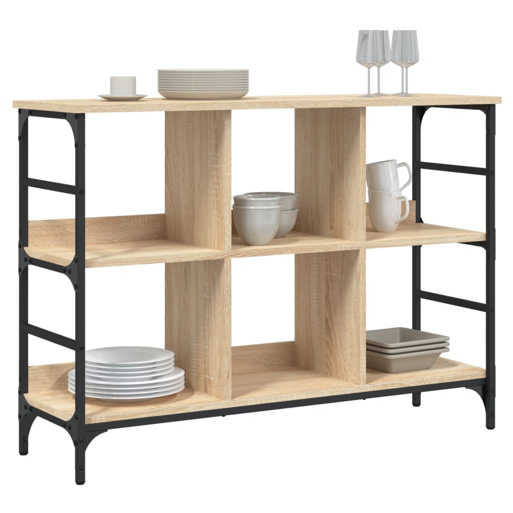 Skjenk sonoma eik 102x32x73,5 cm konstruert tre