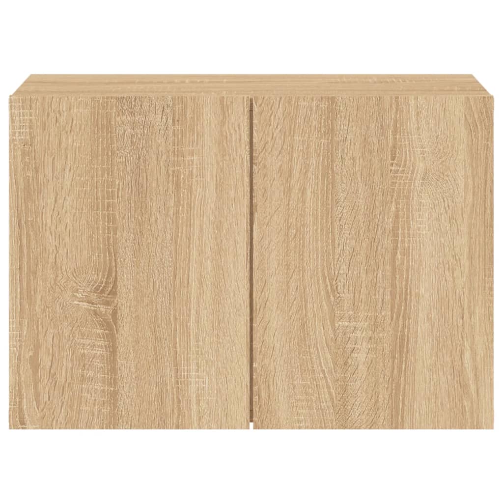 Veggmontert TV-benk sonoma eik 60x30x41 cm