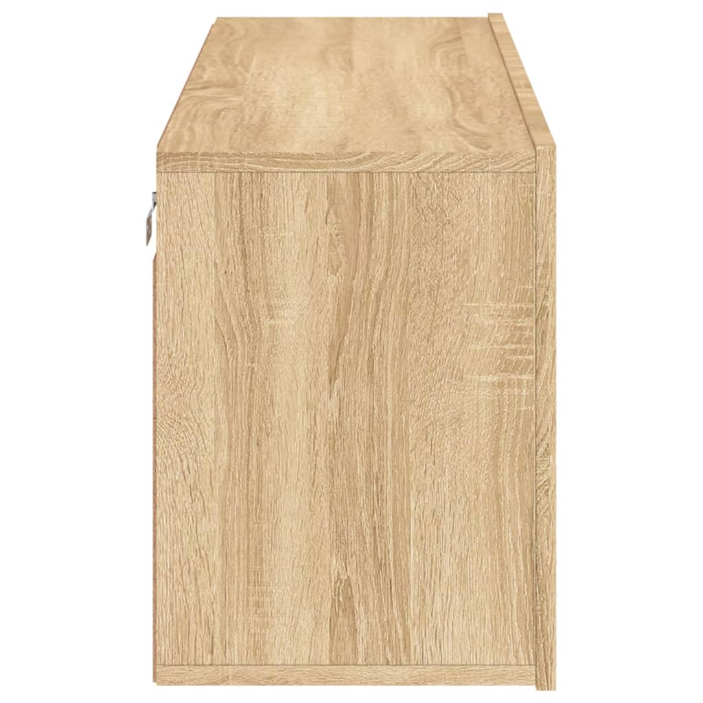 Veggmontert TV-benk sonoma eik 100x30x41 cm
