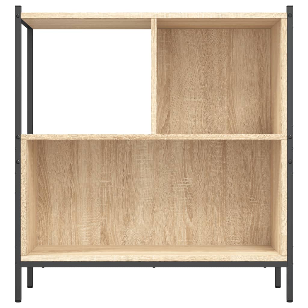 Bokhylle sonoma eik 72x28x77,5 cm konstruert tre