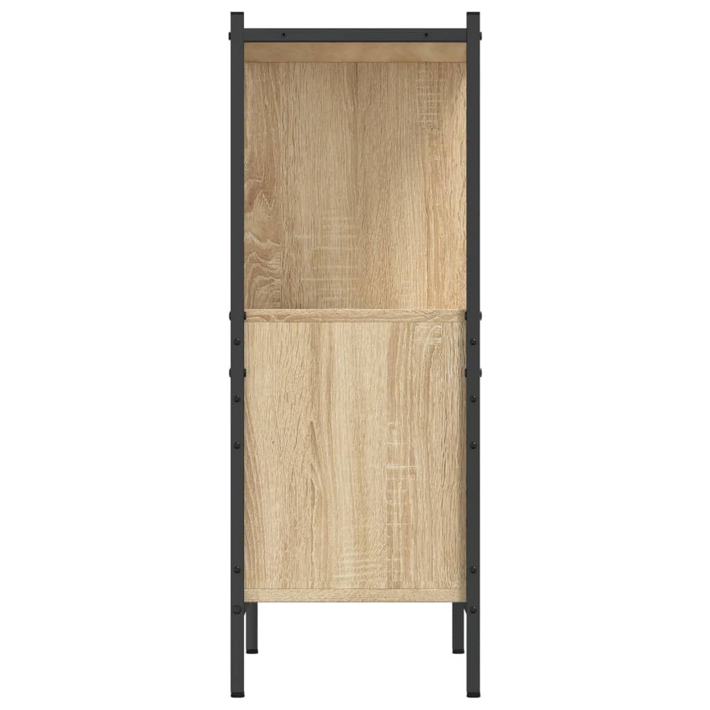 Bokhylle sonoma eik 72x28x77,5 cm konstruert tre