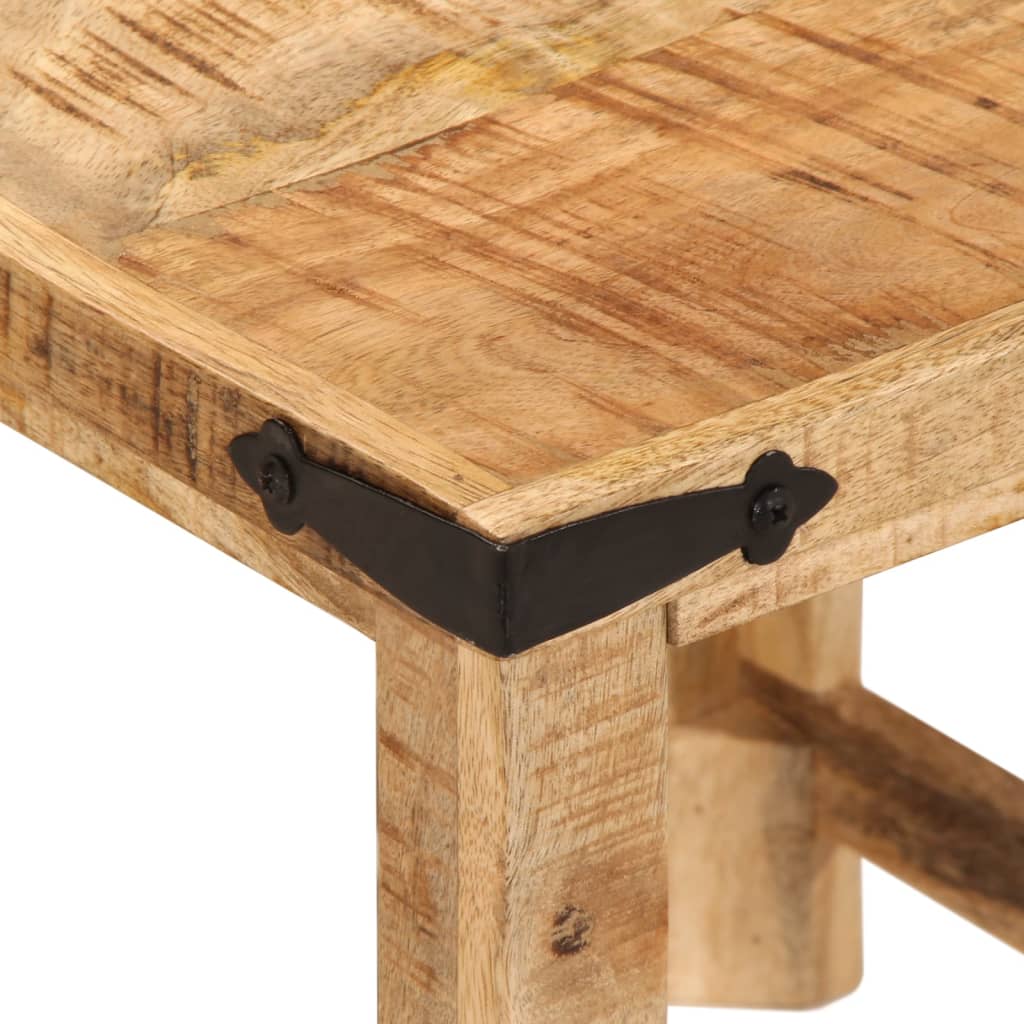 Stablebare sidebord 3 stk grovt heltre mangotre
