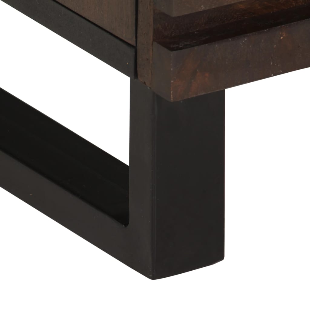 Nattbord 2 stk 40x34x46 cm heltre mango