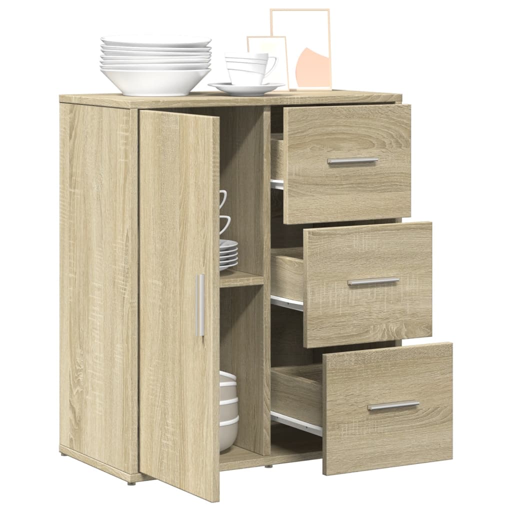 Skjenk sonoma eik 60x31x70 cm konstruert tre
