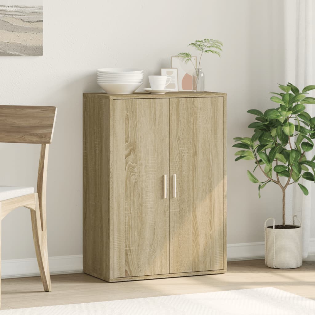 Skjenk sonoma eik 60x31x84 cm konstruert tre