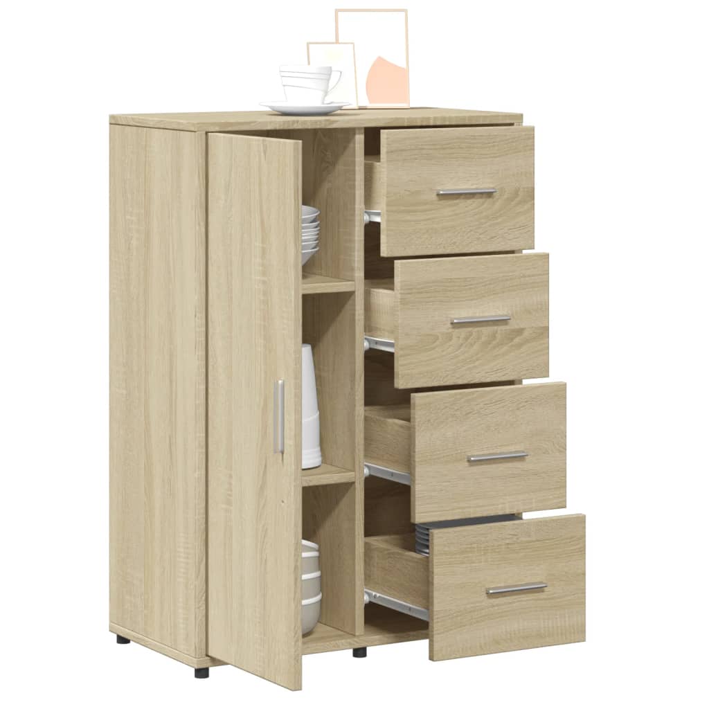 Skjenk sonoma eik 60x31x84 cm konstruert tre
