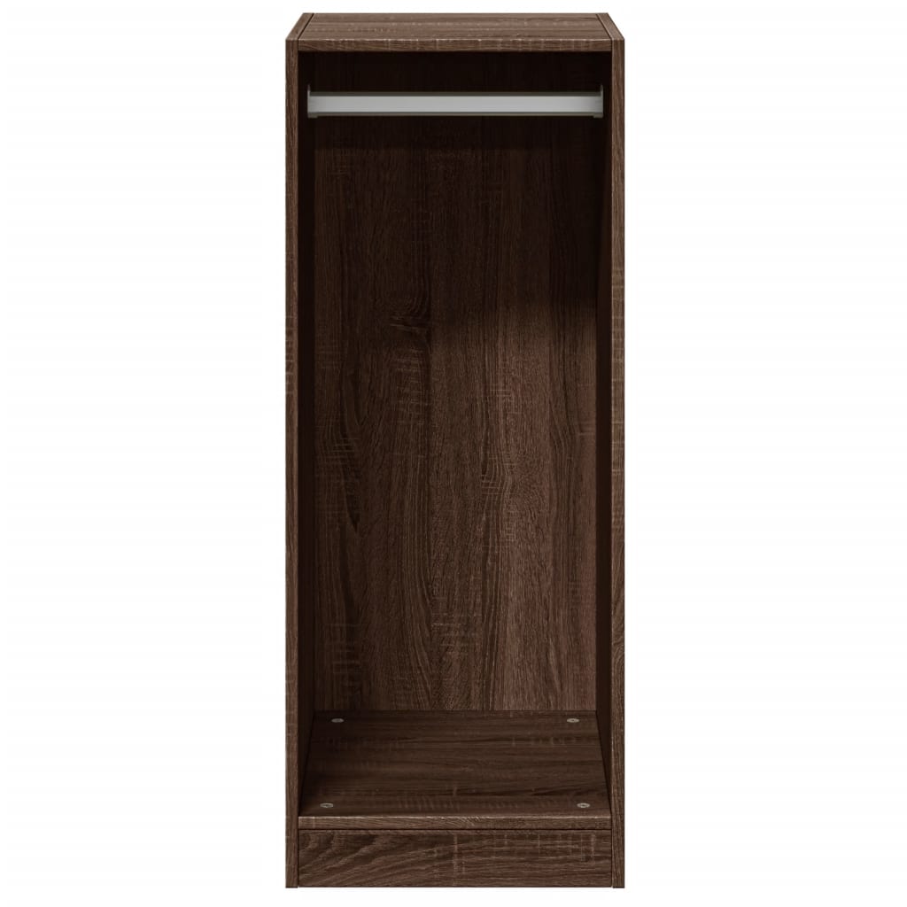 Garderobe brun eik 48x41x102 cm konstruert tre