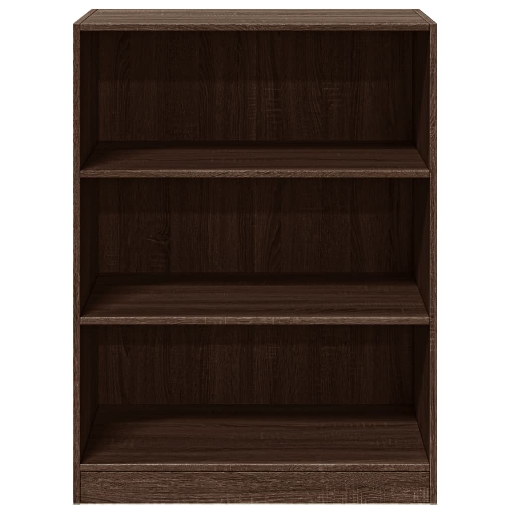 Garderobe brun eik 77x48x102 cm konstruert tre