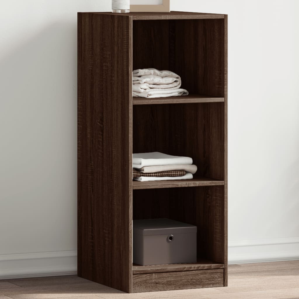 Garderobe brun eik 48x41x102 cm konstruert tre
